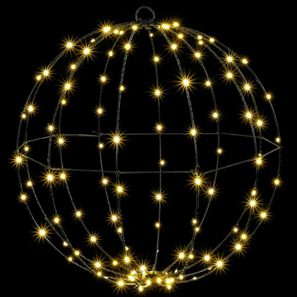 HKH Bola com 120 LED em Metal - Branco Quente