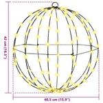 HKH Bola com 120 LED em Metal - Branco Quente