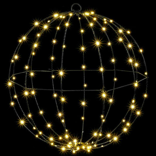 HKH Bola com 160 LED em Metal - Branco Quente