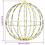 HKH Bola com 160 LED em Metal - Branco Quente