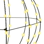 HKH Conjunto de 2 Bolas com 192 LED's em Metal - Branco Quente