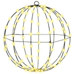 HKH Conjunto de 2 Bolas com 192 LED's em Metal - Branco Quente