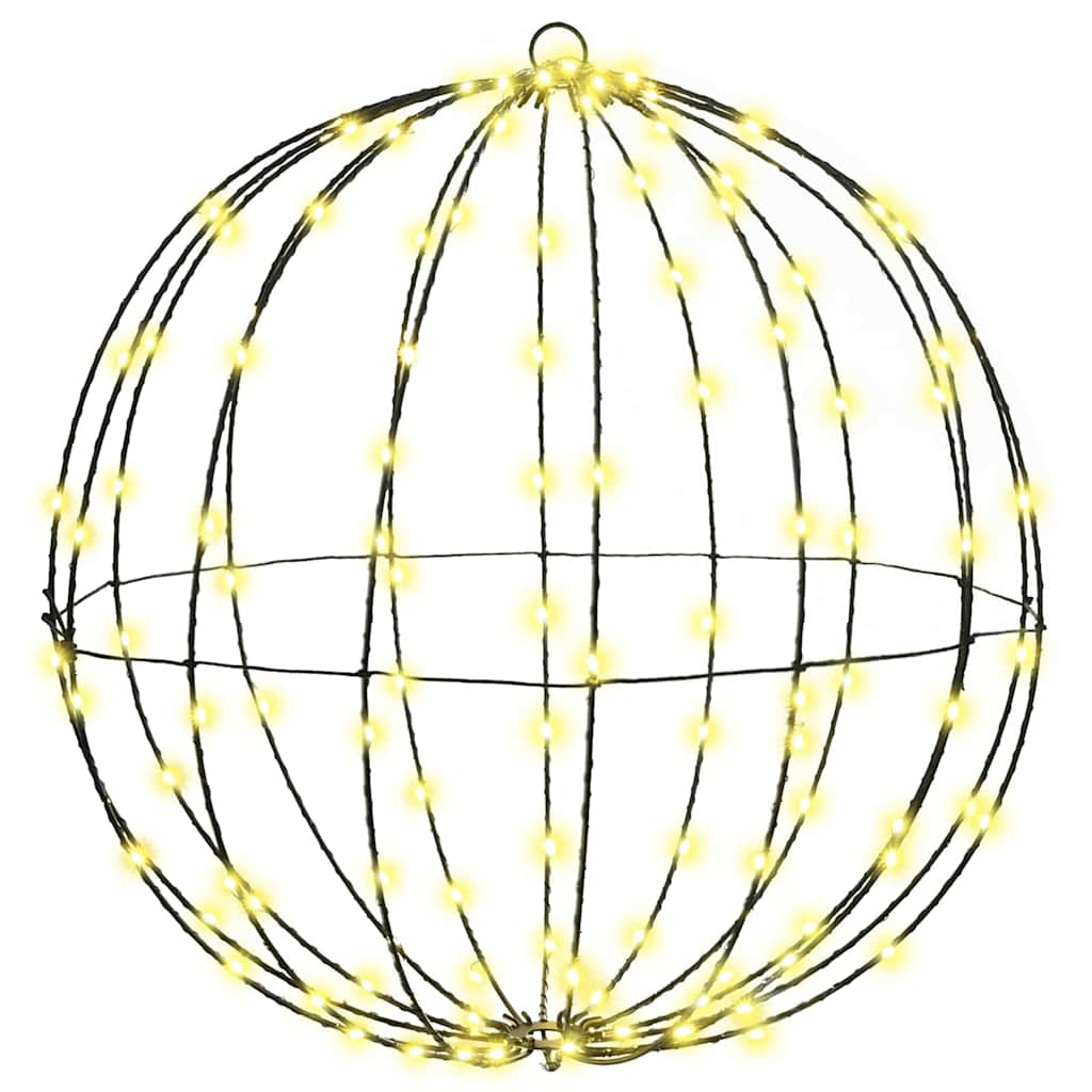 HKH Conjunto de 2 Bolas com 320 LED's em Metal - Branco Quente