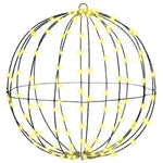 HKH Conjunto de 2 Bolas com 320 LED's em Metal - Branco Quente