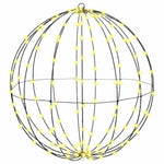 HKH Conjunto de 2 Bolas com 384 LED's em Metal - Branco Quente