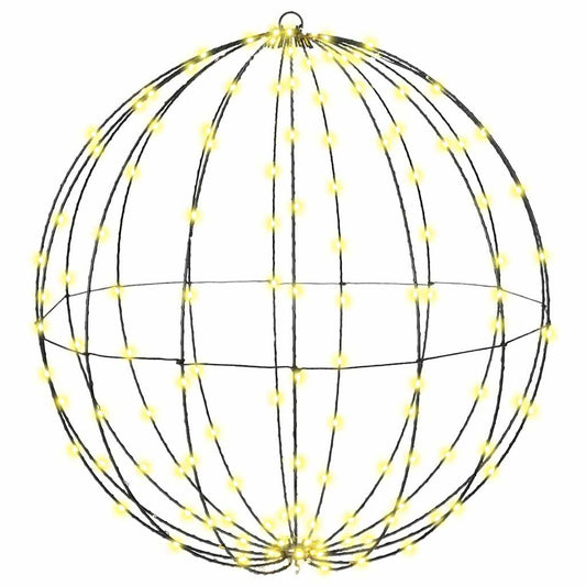 HKH Conjunto de 2 Bolas com 384 LED's em Metal - Branco Quente