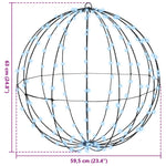 HKH Bola com 192 LED em Metal - Branco Frio