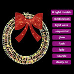 HKH Guirlanda com 60 LED em PET - Branco Quente