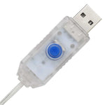 HKH Guirlanda com 80 LED em PET - Branco Quente