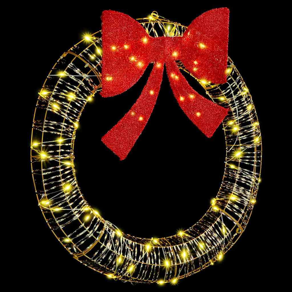HKH Guirlanda com 80 LED em PET - Branco Quente