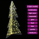 HKH Árvore de Natal com 160 LED em Acrílo - Branco Quente