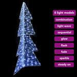 HKH Árvore de Natal com 160 LED em Acrílo - Branco Frio