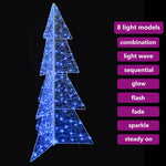HKH Árvore de Natal com 160 LED em Acrílo - Azul