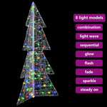 HKH Árvore de Natal com 160 LED em Acrílo - Colorido