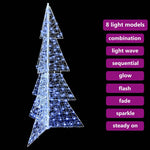 HKH Árvore de Natal com 240 LED em Acrílo - Branco Frio