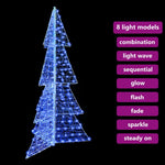 HKH Árvore de Natal com 240 LED em Acrílo - Azul