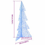 HKH Árvore de Natal com 240 LED em Acrílo - Azul