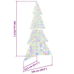 HKH Árvore de Natal com 240 LED em Acrílo - Colorido