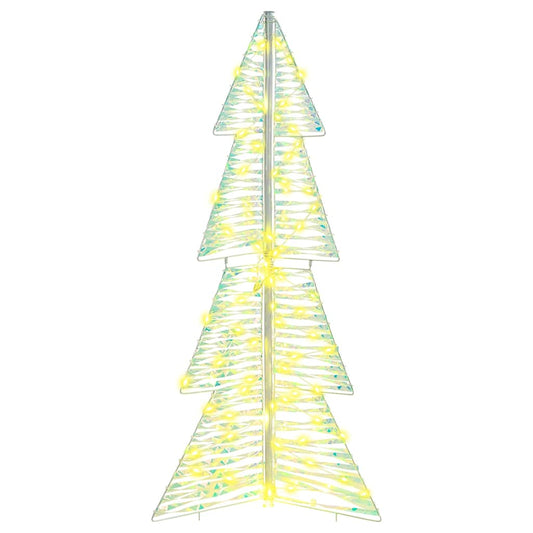 HKH Árvore de Natal com 100 LED em PET - Branco Quente