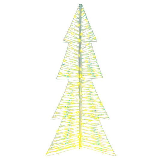 HKH Árvore de Natal com 160 LED em PET - Branco Quente