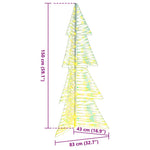 HKH Árvore de Natal com 160 LED em PET - Branco Quente