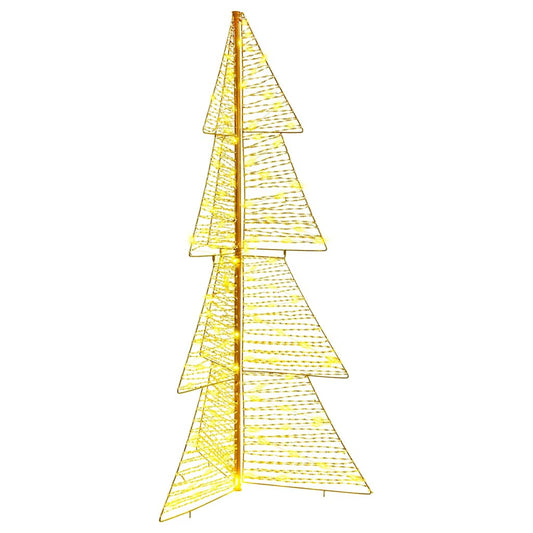 HKH Árvore de Natal com 160 LED em PET - Branco Quente
