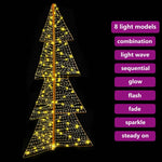 HKH Árvore de Natal com 160 LED em PET - Branco Quente