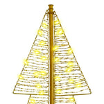 HKH Árvore de Natal com 240 LED em PET - Branco Quente