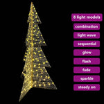HKH Árvore de Natal com 240 LED em PET - Branco Quente