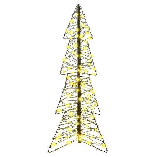 HKH Árvore de Natal com 100 LED em Vime - Branco Quente