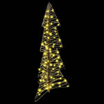 HKH Árvore de Natal com 100 LED em Vime - Branco Quente