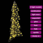 HKH Árvore de Natal com 100 LED em Vime - Branco Quente