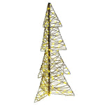 HKH Árvore de Natal com 160 LED em Vime - Branco Quente