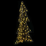HKH Árvore de Natal com 160 LED em Vime - Branco Quente