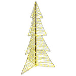 HKH Árvore de Natal com 240 LED em Vime - Branco Quente