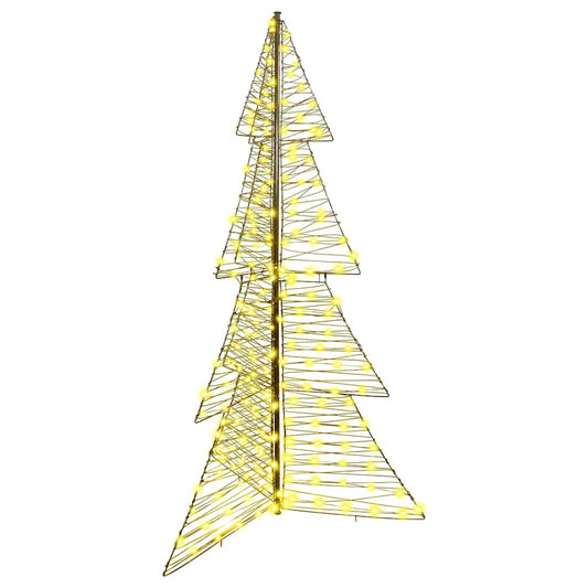 HKH Árvore de Natal com 240 LED em Vime - Branco Quente
