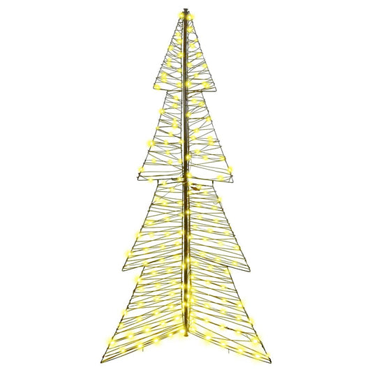 HKH Árvore de Natal com 240 LED em Vime - Branco Quente