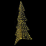 HKH Árvore de Natal com 240 LED em Vime - Branco Quente