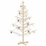 HKH Árvore de Natal de Madeira com Suporte - Natural