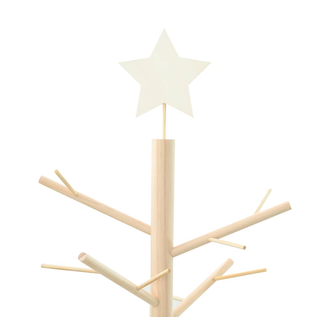 HKH Árvore de Natal de Madeira com Suporte - Natural