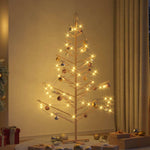 HKH Árvore de Natal de Madeira com Suporte - Natural