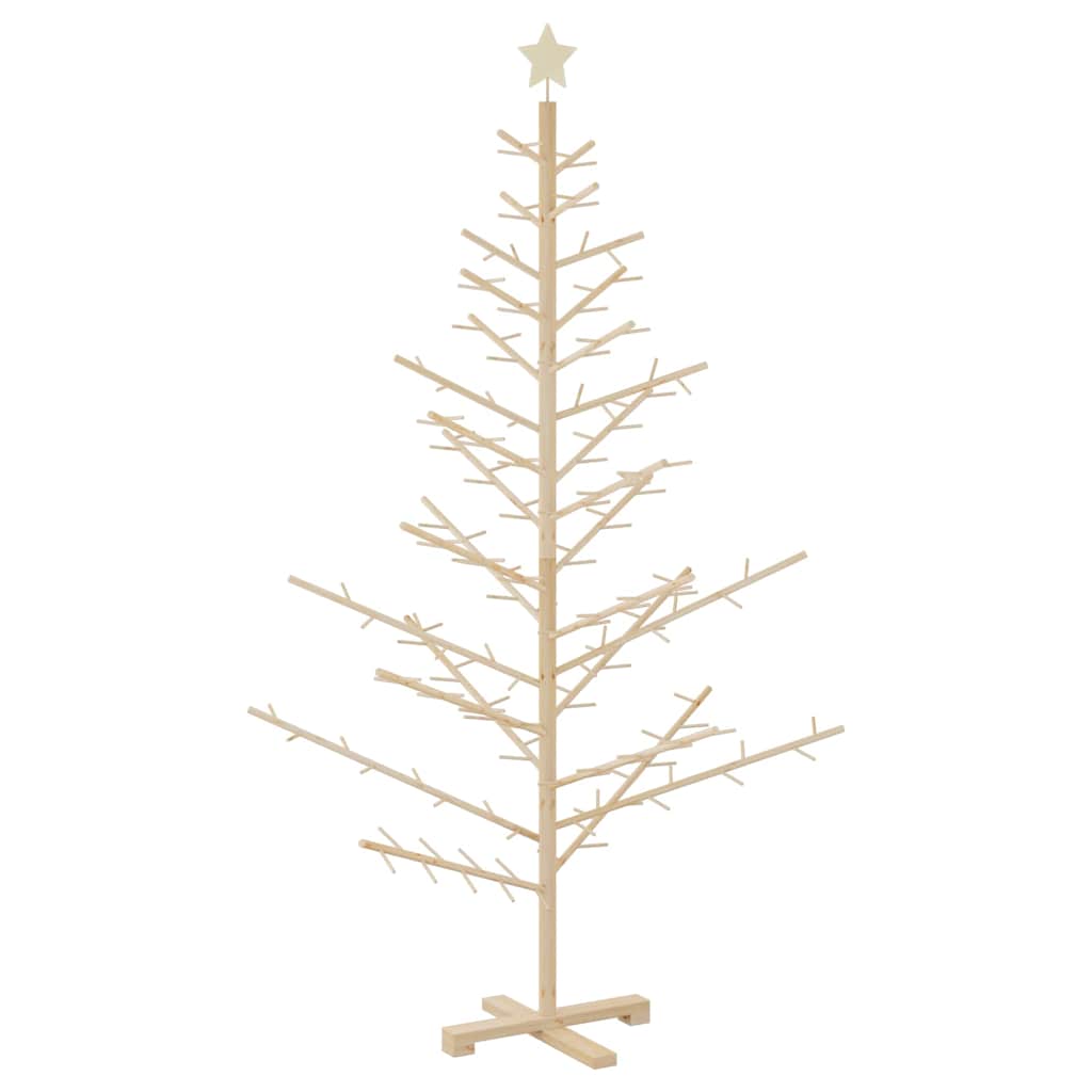 HKH Árvore de Natal de Madeira com Suporte - Natural