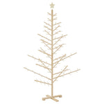 HKH Árvore de Natal de Madeira com Suporte - Natural