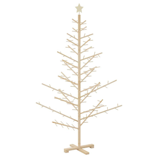 HKH Árvore de Natal de Madeira com Suporte - Natural