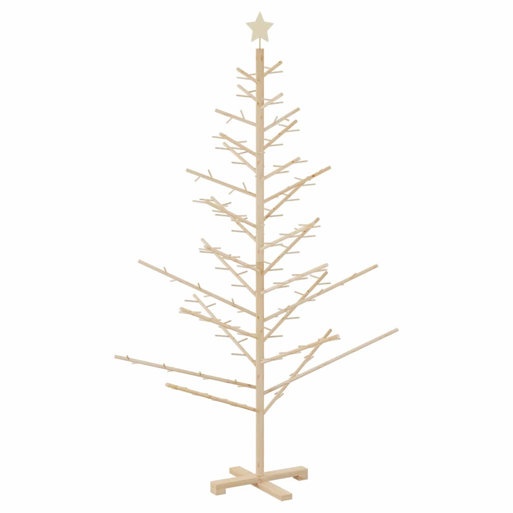 HKH Árvore de Natal de Madeira com Suporte - Natural