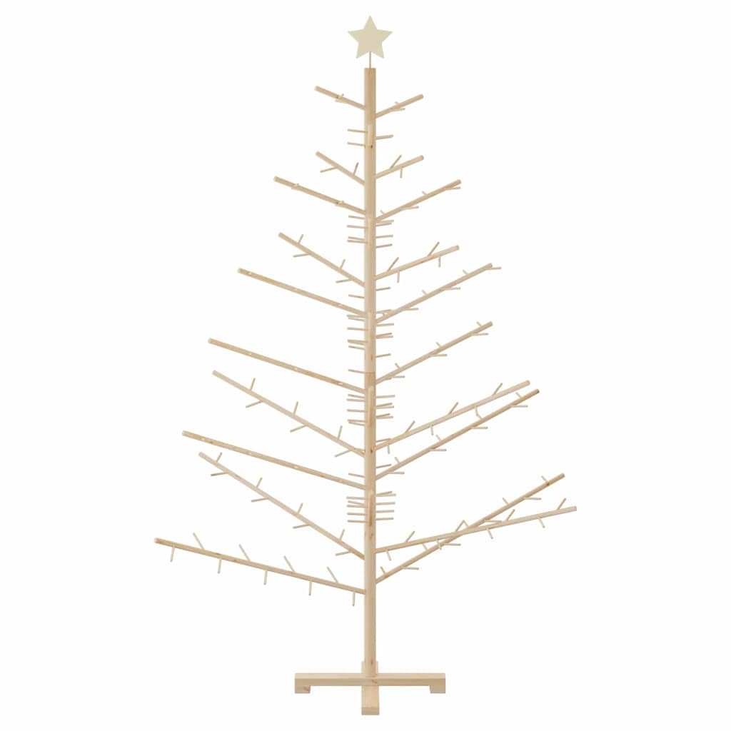 HKH Árvore de Natal de Madeira com Suporte - Natural