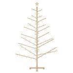 HKH Árvore de Natal de Madeira com Suporte - Natural