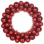 HKH Conjunto de 2 Guirlandas de Bolas de Natal - Vermelho