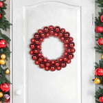 HKH Conjunto de 2 Guirlandas de Bolas de Natal - Vermelho