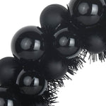 HKH Conjunto de 2 Guirlandas de Bolas de Natal - Preto